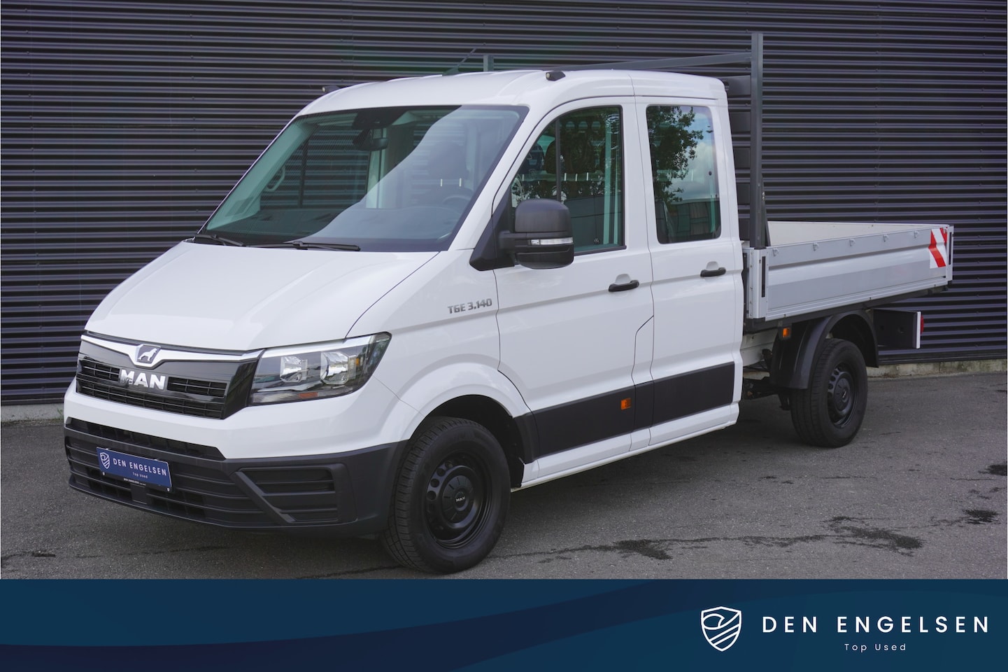 MAN TGE - 140pk Dubbele cabine open laadbak Pick-up Trekhaak 6 persoons Airco - AutoWereld.nl