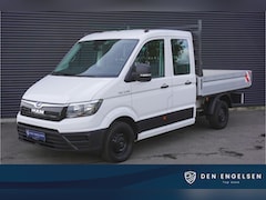 MAN TGE - 140pk Dubbele cabine open laadbak Pick-up Trekhaak 6 persoons Airco