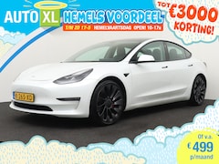 Tesla Model 3 - Performance AWD 75 kWh Pano-dak 20'LMV Dodehoek