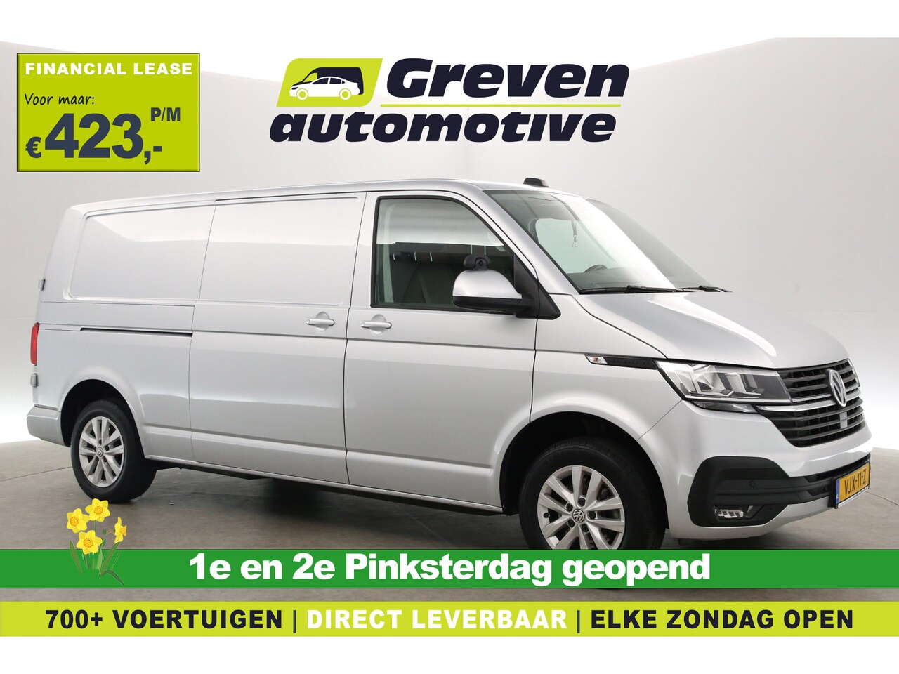 Volkswagen Transporter - 2.0 TDI L2H1 150PK | Aut. | Airco | Adap. Cruise | Camera | 3 Zits | Trekhaak | Carplay - AutoWereld.nl