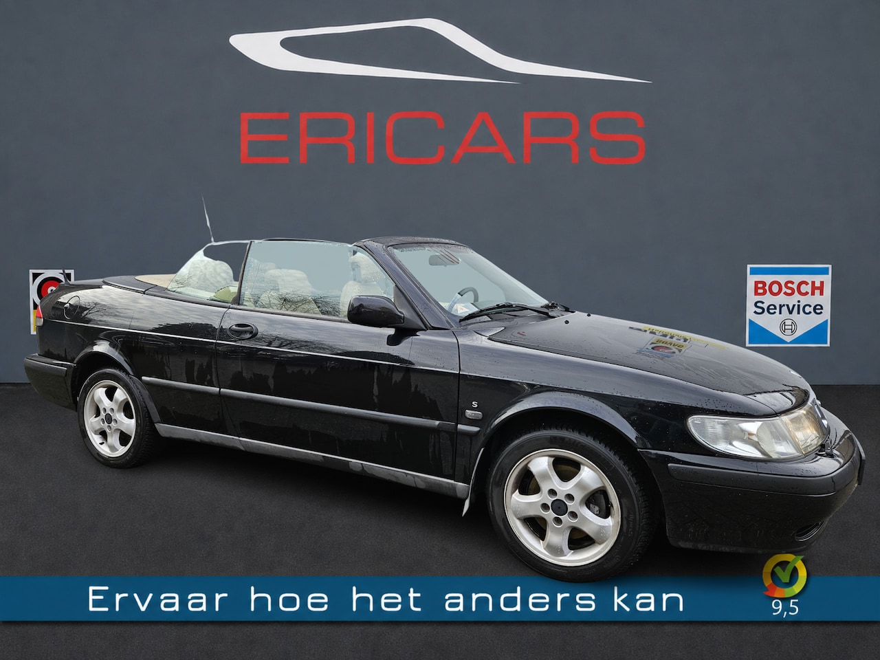 Saab 9-3 Cabrio - 2.0t S AIRCO STUURBEDIENING LEER - AutoWereld.nl