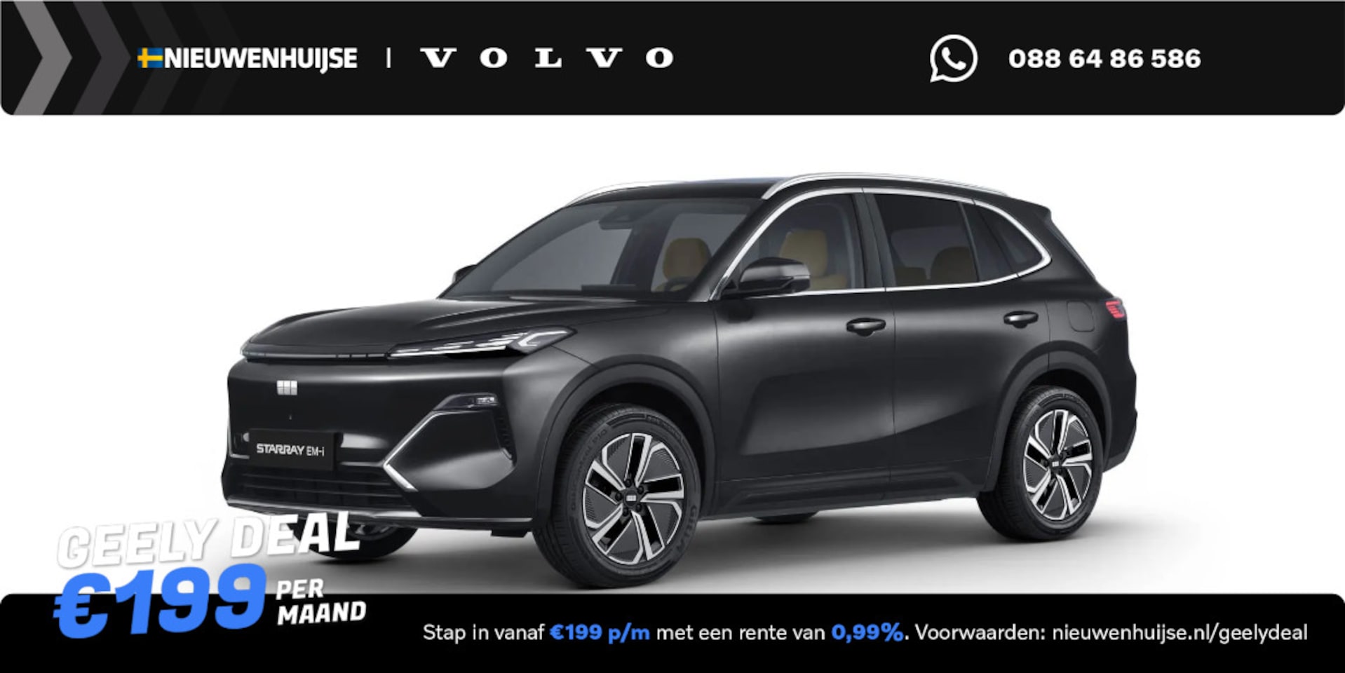 Geely Starray EM-i - 1.5 Pro | 83km Elektrisch bereik | Stoel- / Stuurverwarming | 360 camera | Panoramadak | P - AutoWereld.nl