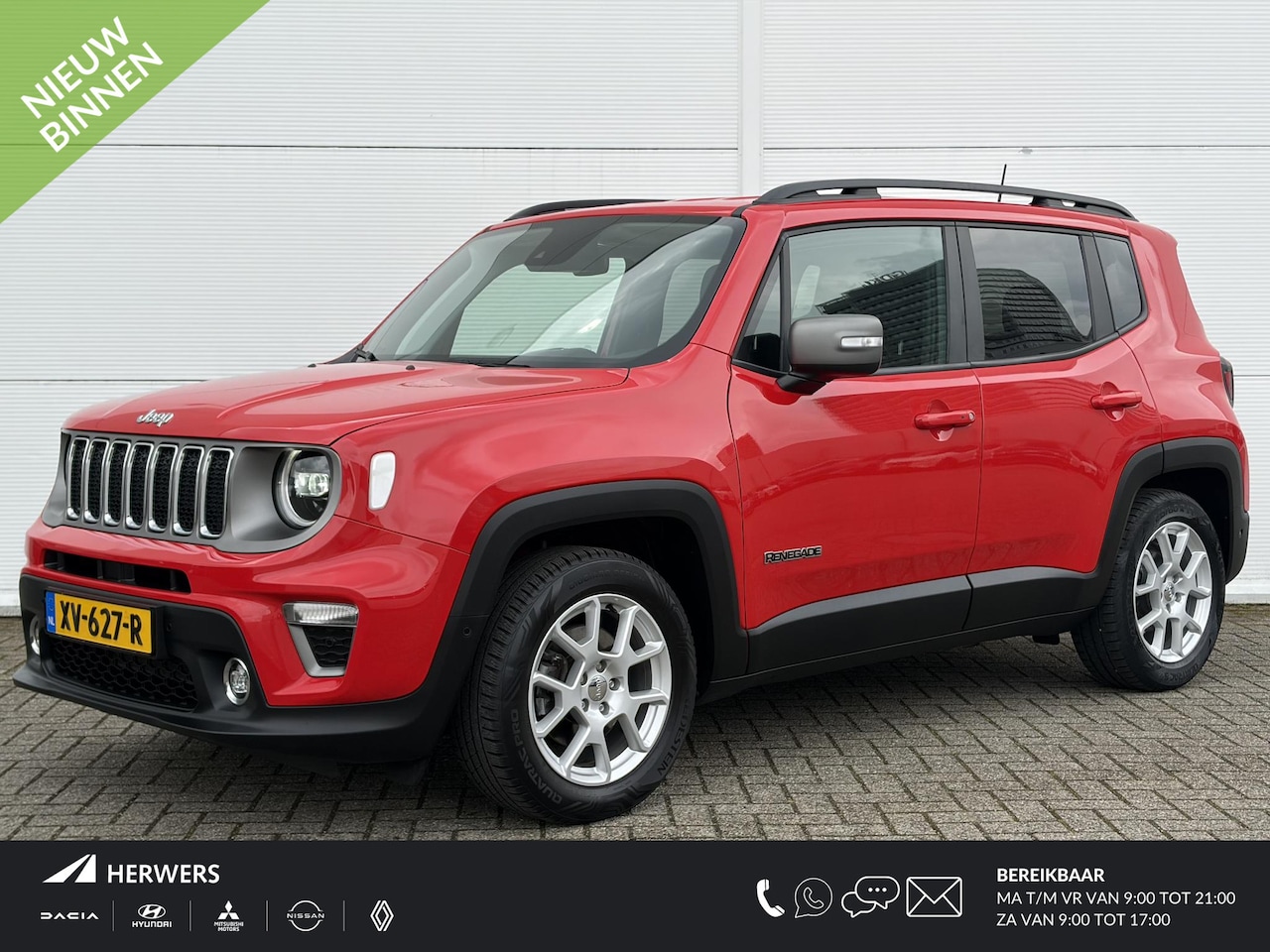 Jeep Renegade - 1.0T Limited / Airco (automatisch) / Cruise control adaptief / Navigatiesysteem full map / - AutoWereld.nl