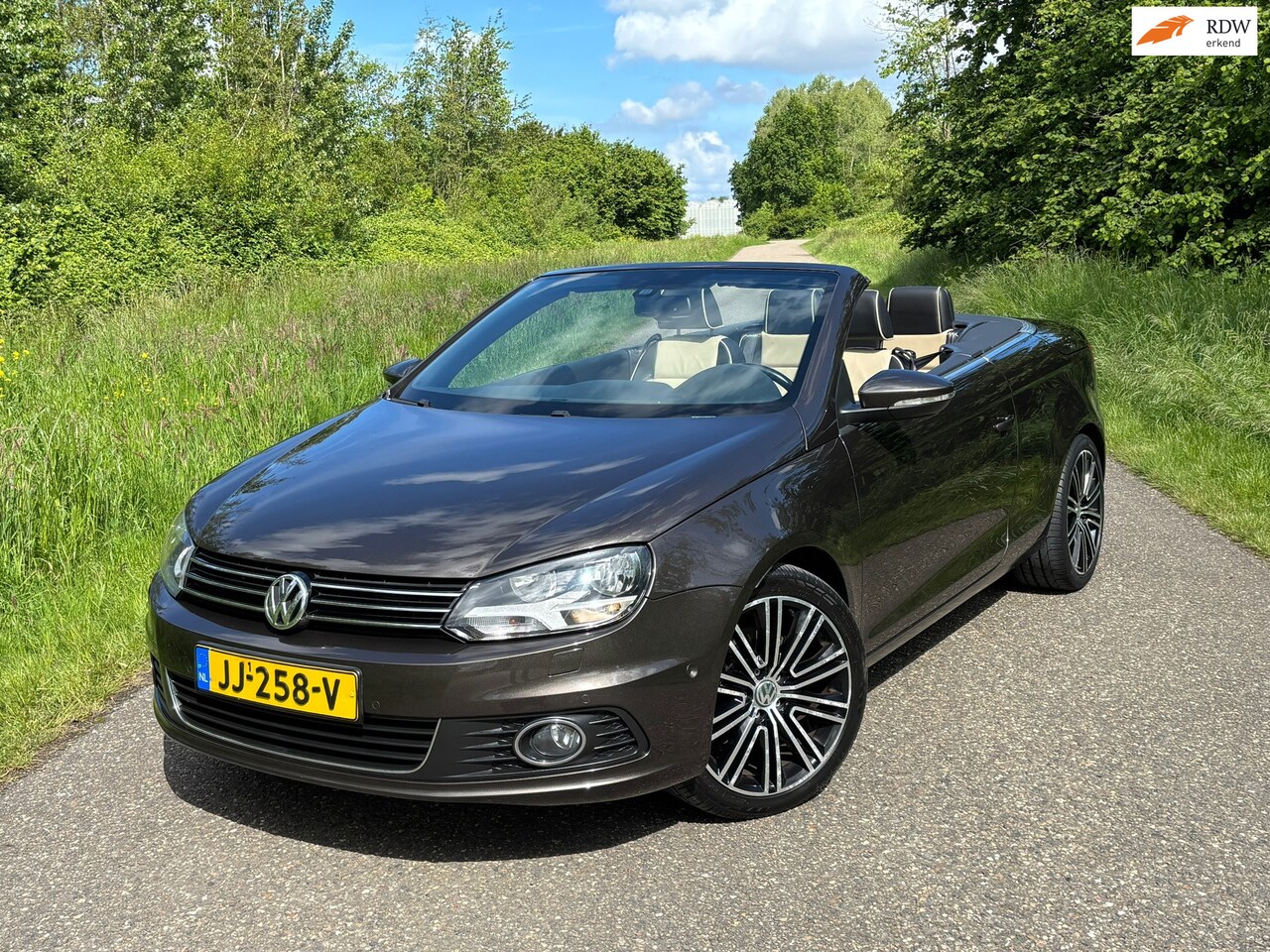 Volkswagen Eos - 2.0 TSI Highline Aut/Leder/Navi/Clima/Pdc - AutoWereld.nl