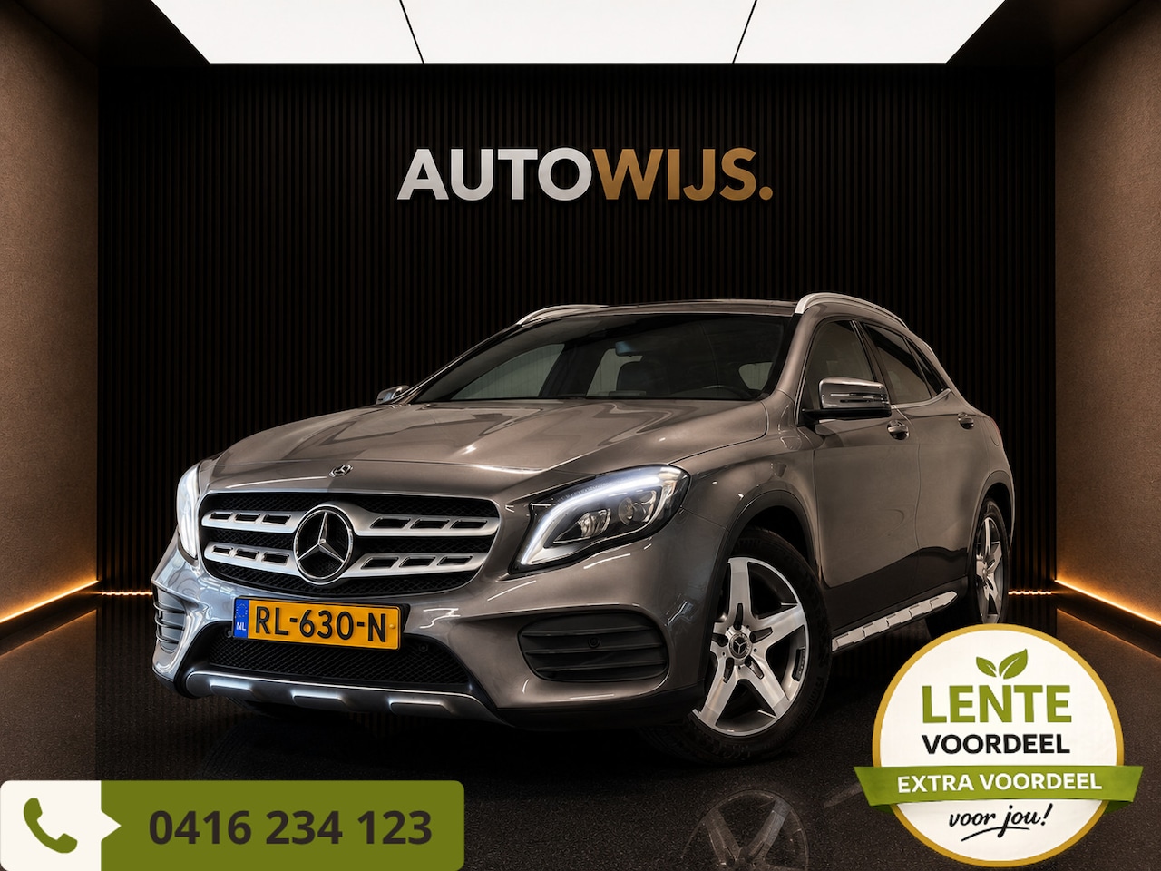 Mercedes-Benz GLA-Klasse - 180 d Premium|AMG LINE|PANO|CAMERA|NL AUTO|LED|AUT|DEALER ONDERHOUDEN - AutoWereld.nl