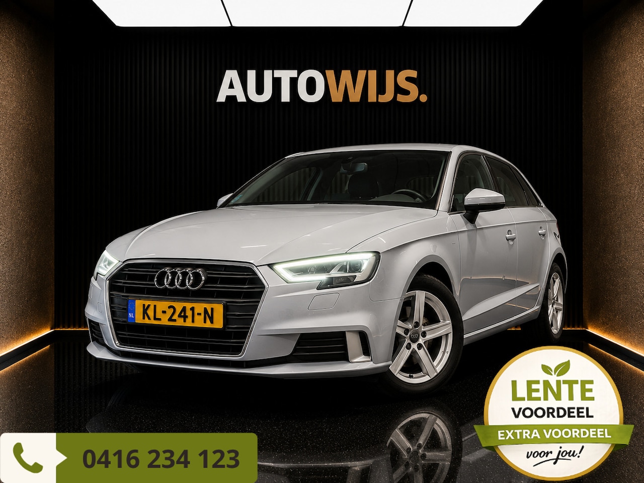 Audi A3 Sportback - 1.0 TFSI Sport Lease Edition|AUT|NL AUT|LED|TREKHAAK|NAVI - AutoWereld.nl