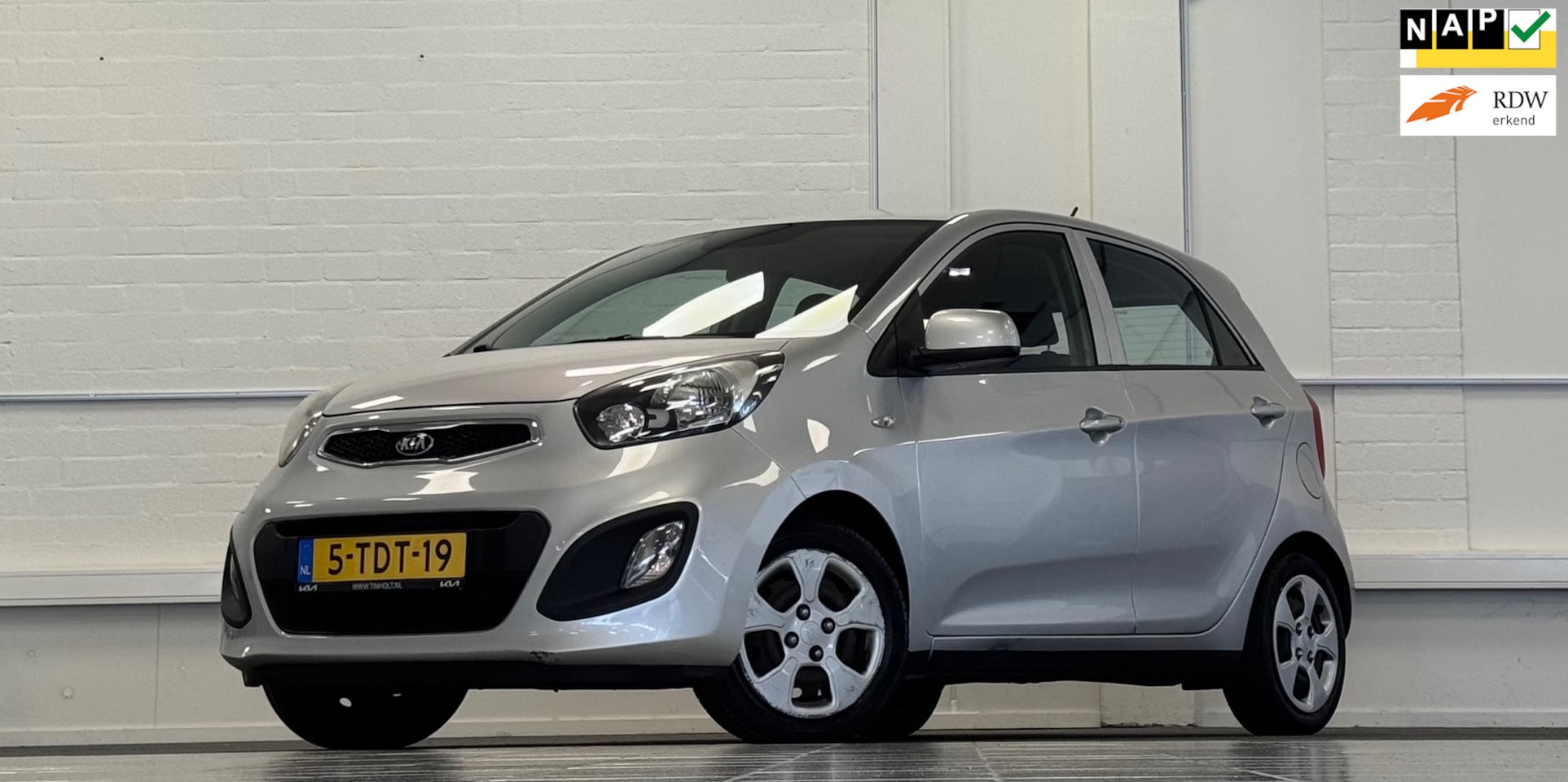 Kia Picanto - 1.2 CVVT Comfort Pack Automaat Cruisecontrol Airco Mooi! - AutoWereld.nl