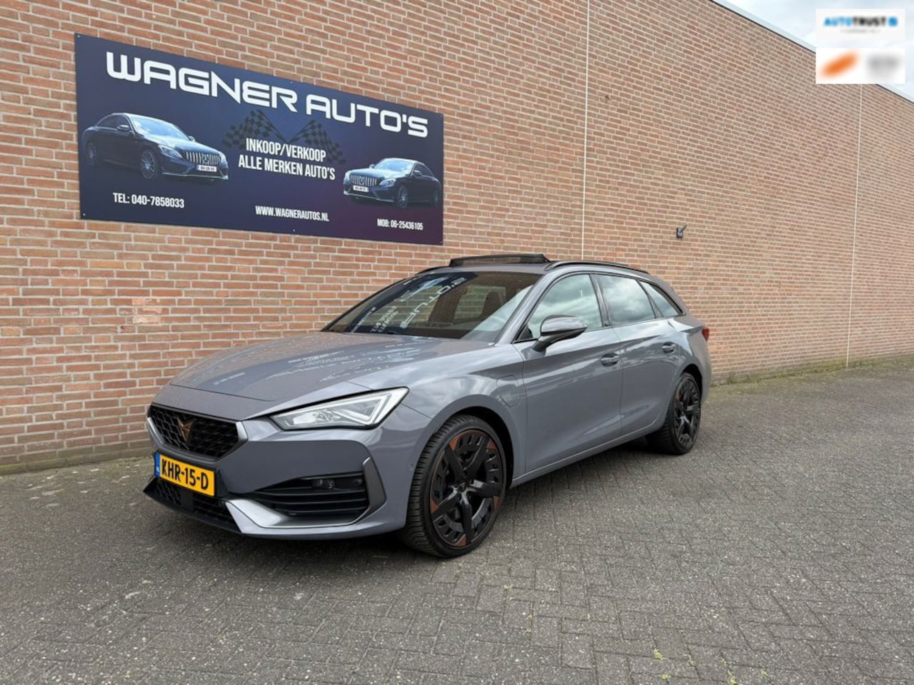 CUPRA Leon Sportstourer - 1.4 e-Hybrid VZ Copper Edition Pano Keyless Leder Adaptive-Cruisecontrol Memory-stoelen - AutoWereld.nl