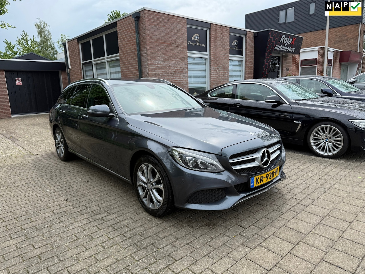 Mercedes-Benz C-klasse Estate - 350 e Lease Edition NAVI - CLIMA - TREKHAAK - LED. - AutoWereld.nl
