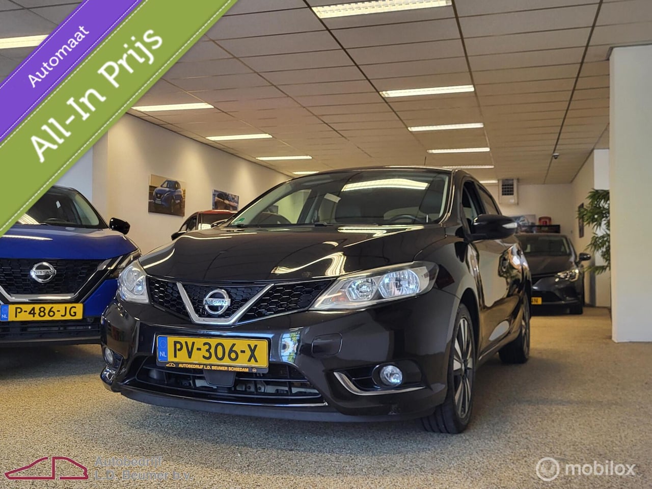 Nissan Pulsar - 1.2 DIG-T N-Connecta AUT *NL, KEY-LESS, NAVI, CAMERA, RIJKLAARPRIJS!* - AutoWereld.nl