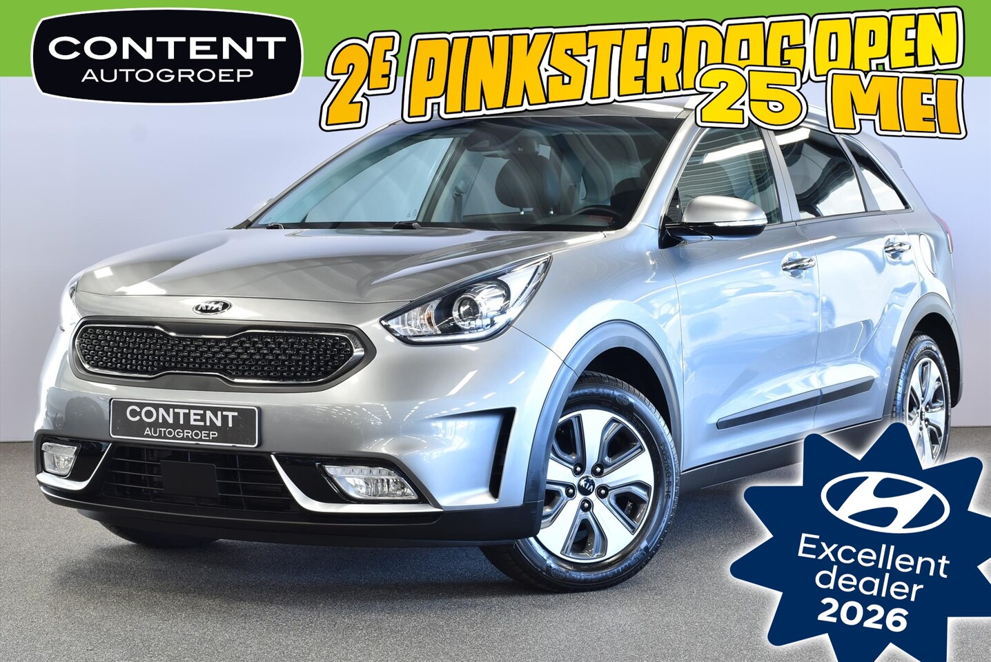 Kia Niro - 1.6i Hybrid DCT6 BusinessPlusLine Edition - AutoWereld.nl