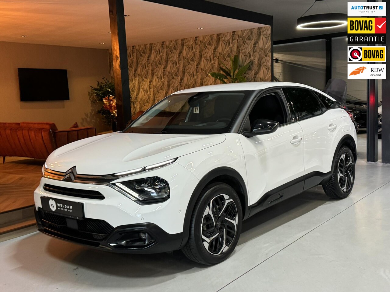 Citroën C4 - 1.2 Shine Garantie Head-Up Carplay Camera Adoptieve Cruise Navi Clima Keyless Led Dab Rijk - AutoWereld.nl