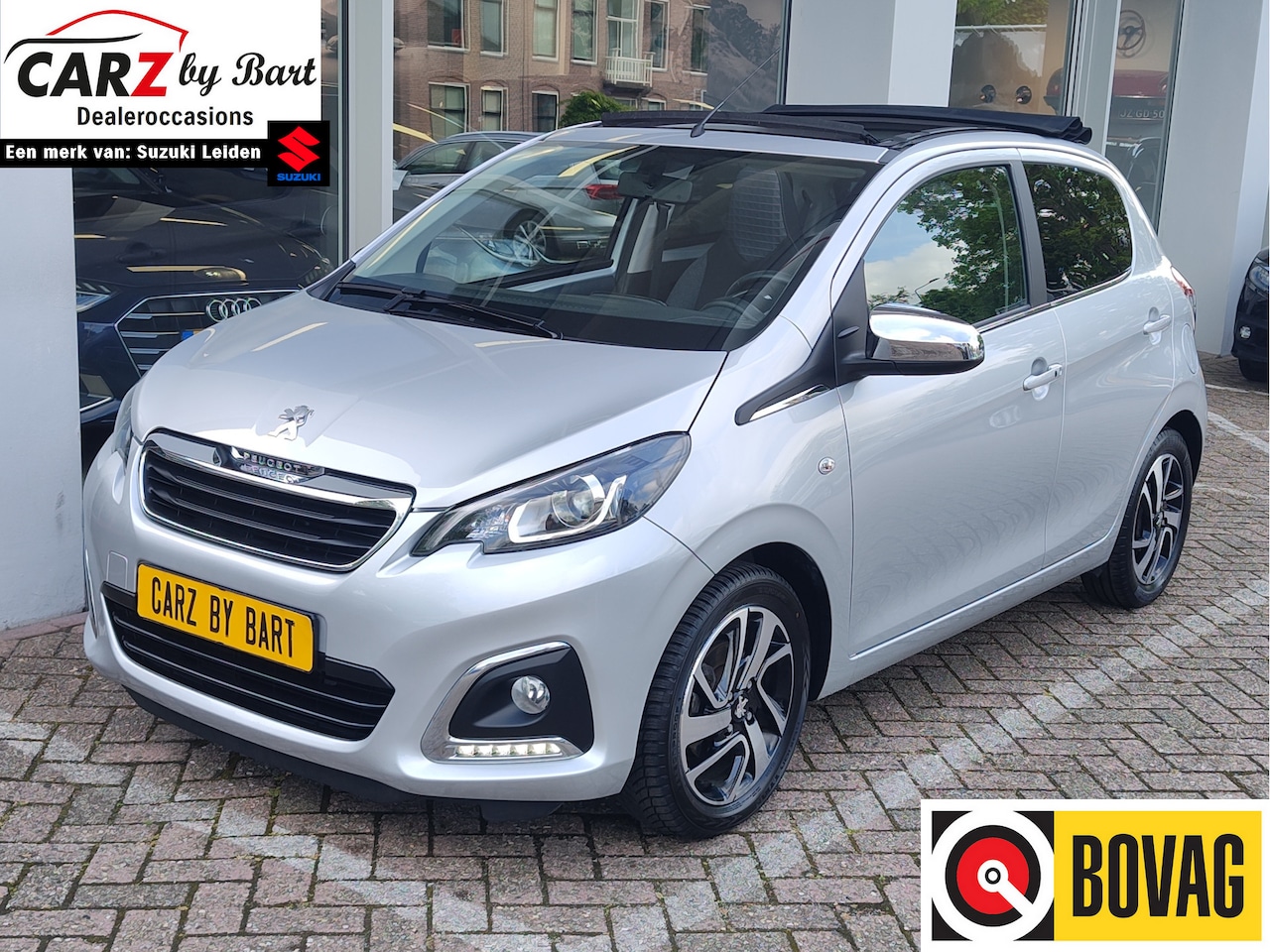 Peugeot 108 - 1.0 E-VTI COLLECTION TOP! Cabrio | Keyless | Clima | Navi | Camera - AutoWereld.nl