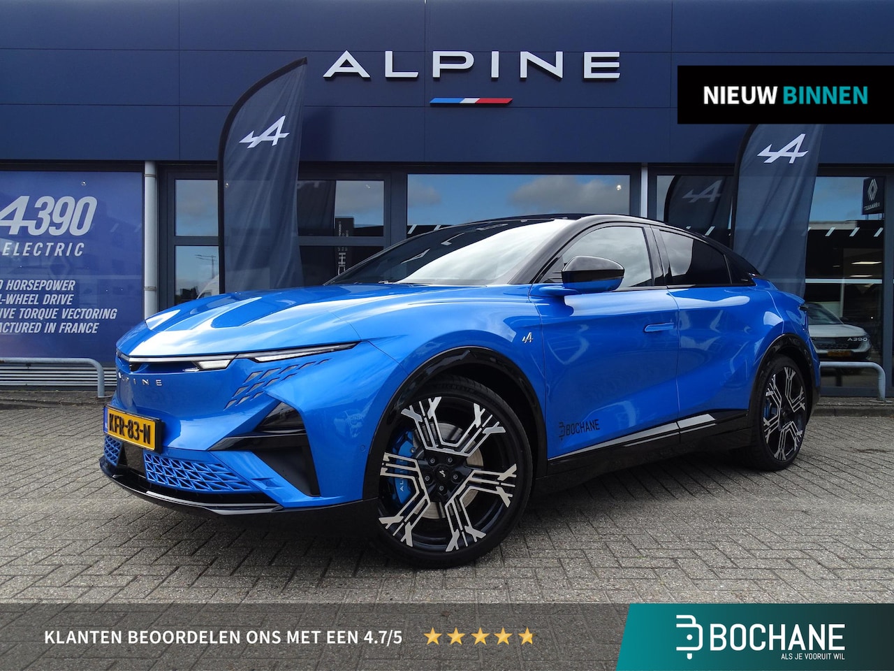 Alpine A390 - GT 89kWh DEVIALET AUDIO / 22KW LADER / SABELT ALPINE SPORTSTOELEN - AutoWereld.nl