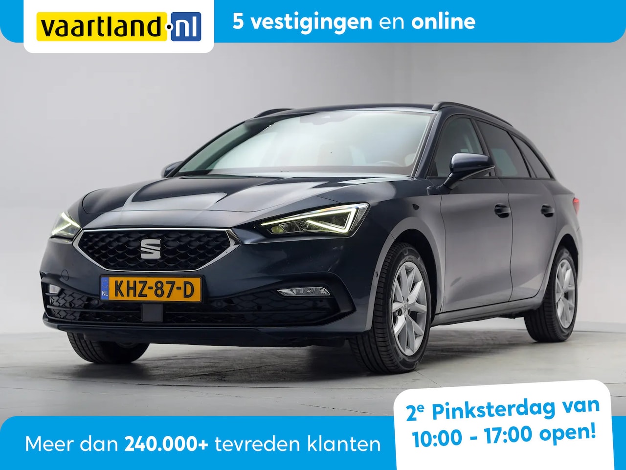 SEAT Leon Sportstourer - 1.0 eTSI Style Business Aut. [ Virtual LED Navi Apple/Android Camera ] - AutoWereld.nl
