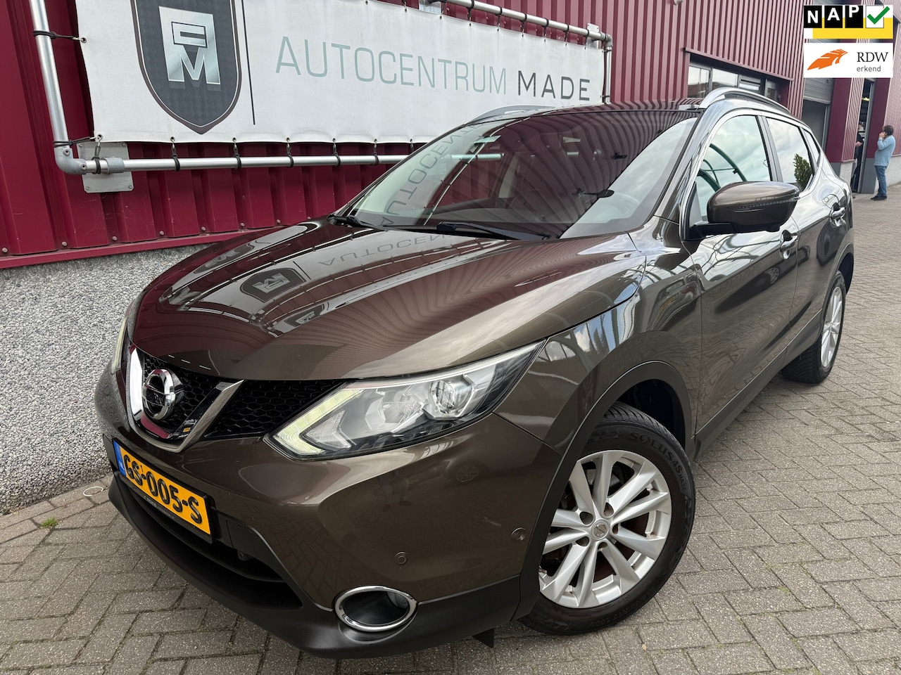Nissan Qashqai - 1.2 Tekna // Leer // Clima // PDC // LM Velgen // - AutoWereld.nl