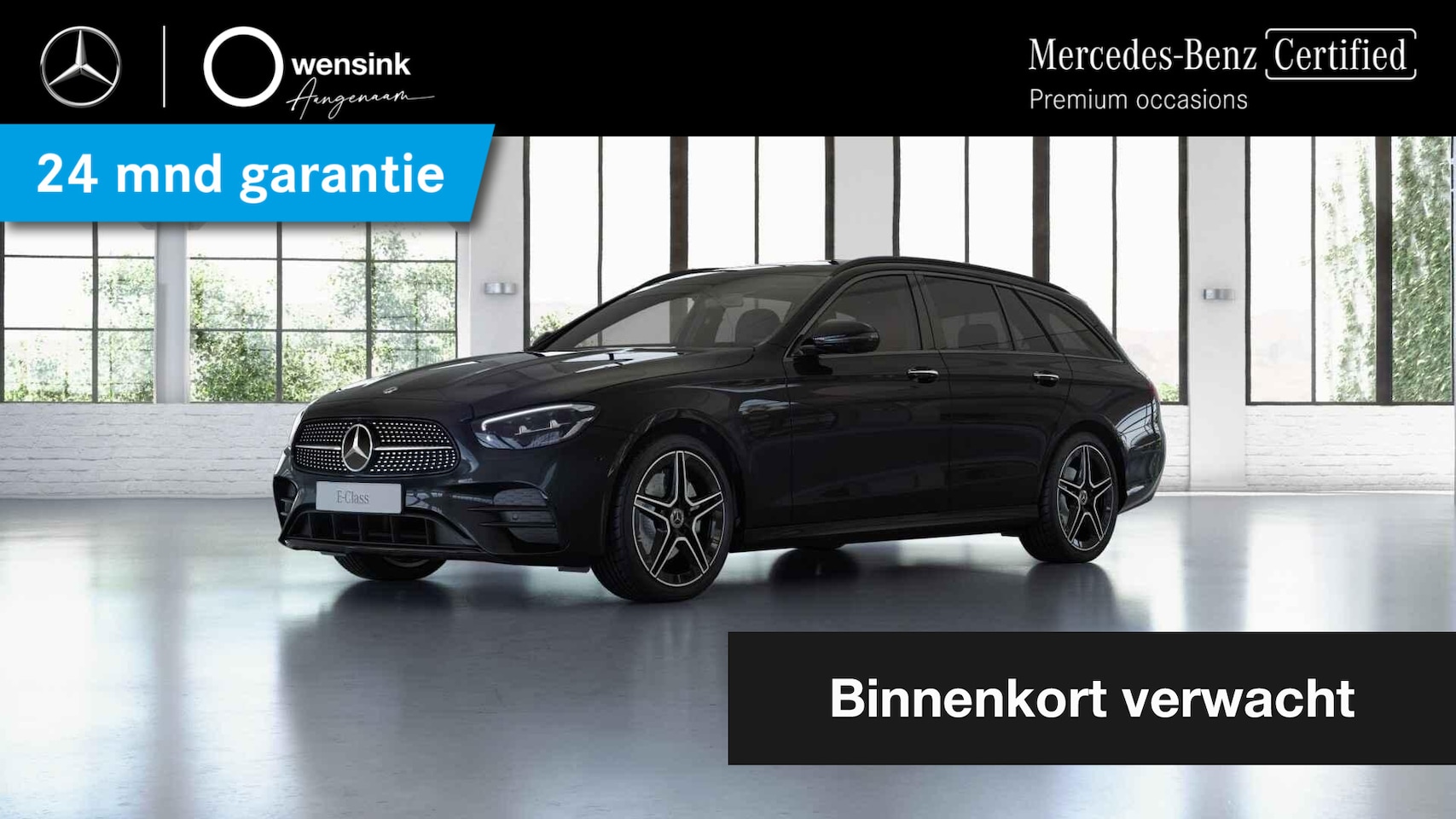 Mercedes-Benz E-klasse Estate - 200 Business Solution AMG | Night | Trekhaak | Panoramadak | Burmester | Memory | Lederen - AutoWereld.nl