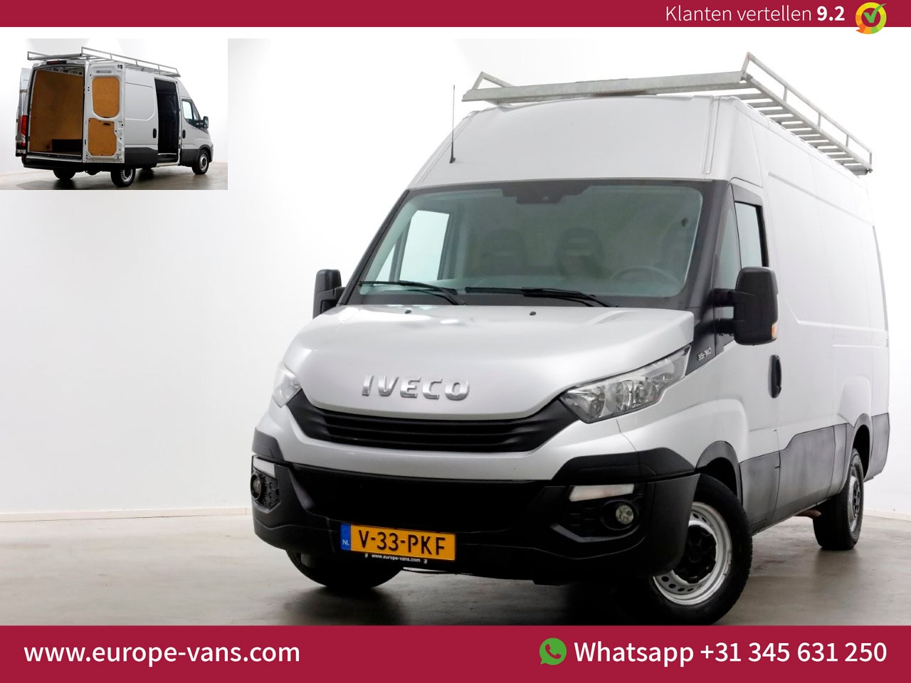 Iveco Daily - 35S14 136pk E6 L2H2 Airco/Imperiaal/Trekgewicht 3500kg 08-2018 - AutoWereld.nl