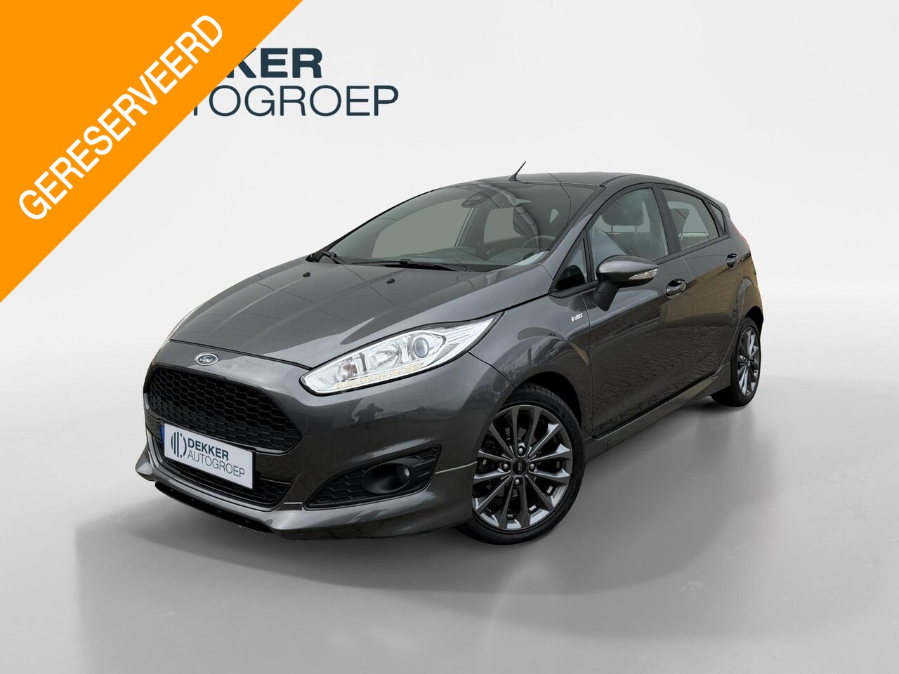 Ford Fiesta - 1.0 EcoBoost ST Line 100 pk 5-deurs Spoiler-Rock metallic 17inch LM velgen-voorruitverwarm - AutoWereld.nl