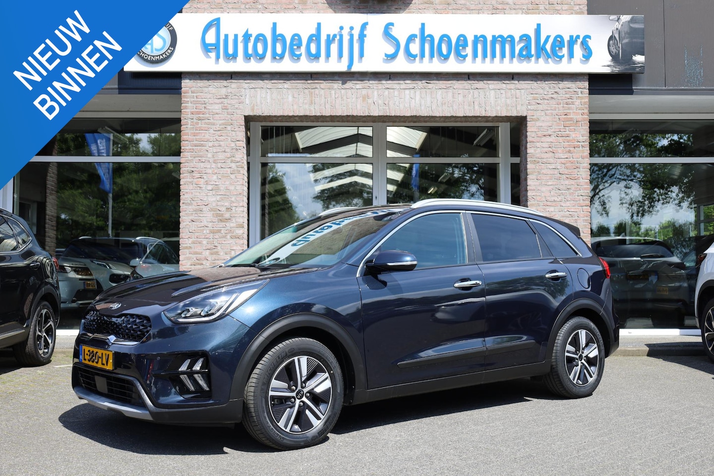 Kia Niro - 1.6 GDi Hybrid DynamicPlusLine PANO CAMERA STUUR+STOELVERWARMING CARPLAY LEER NAP DAB ENZ. - AutoWereld.nl