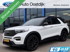 Ford Explorer - 3.0 V6 EcoBoost PHEV ST-Line 457PK Afn. Trekhaak Parelmoerkleur Zwart Dak Panodak Massages