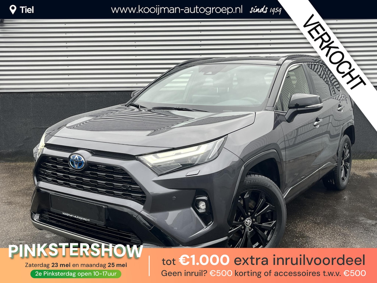 Toyota RAV4 - 2.5 Hybrid AWD Bi-tone Navigatie, Stuurwiel- & Stoelverwarming, LED, PDC, LMV, Elek. bestu - AutoWereld.nl
