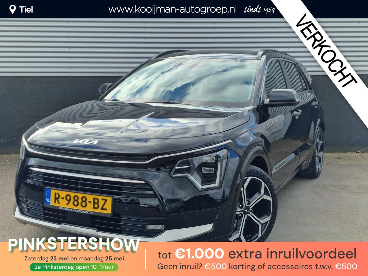 Kia Niro - 1.6 GDi Hybrid ExecutiveLine Trekhaak, 1e eign. Nieuw geleverd en dealeronderhouden, Schui - AutoWereld.nl