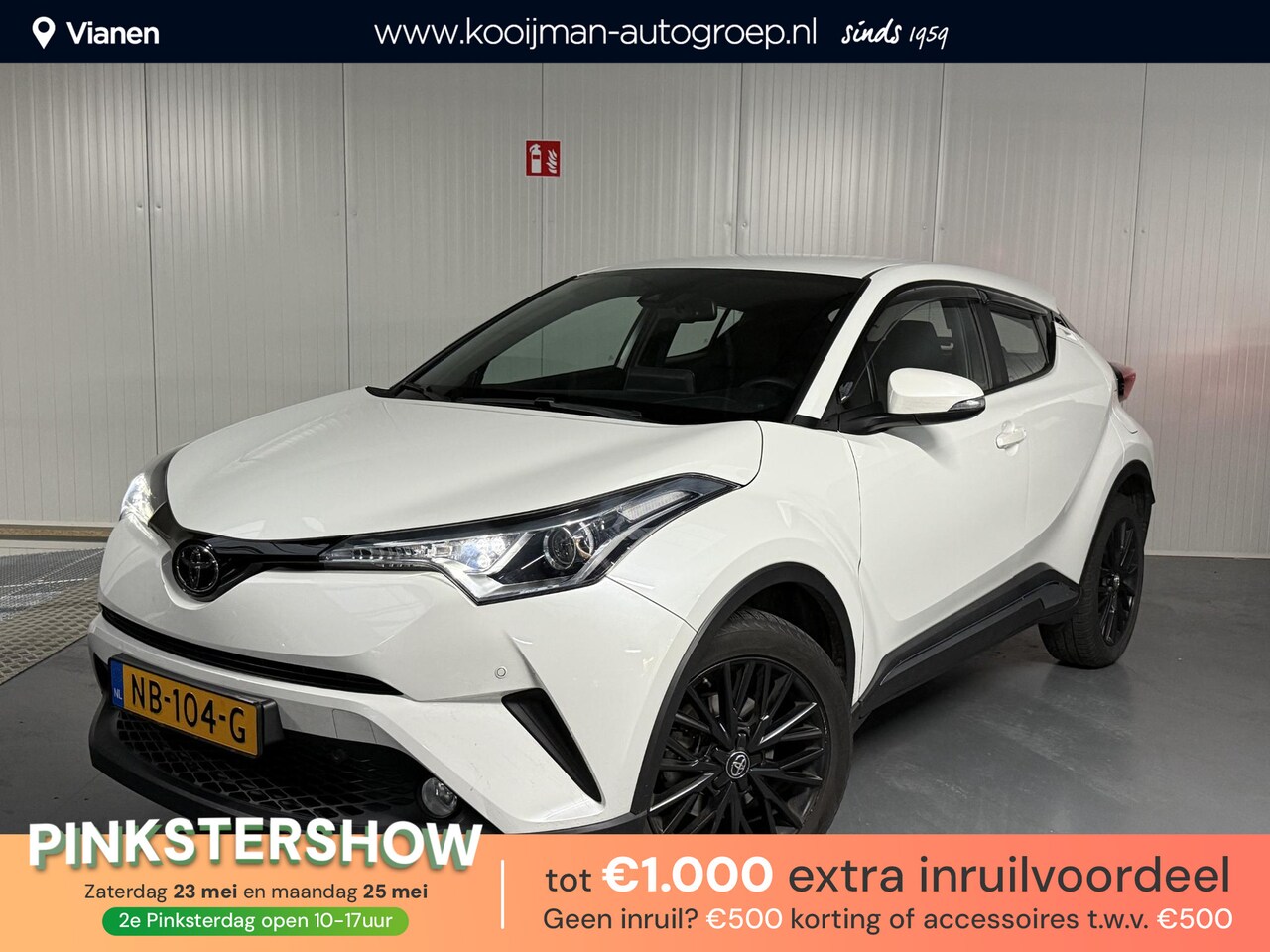 Toyota C-HR - 1.2 Dynamic + 18" Lichtmetalen velgen, keurige NL auto met slechts 70695 KM - AutoWereld.nl