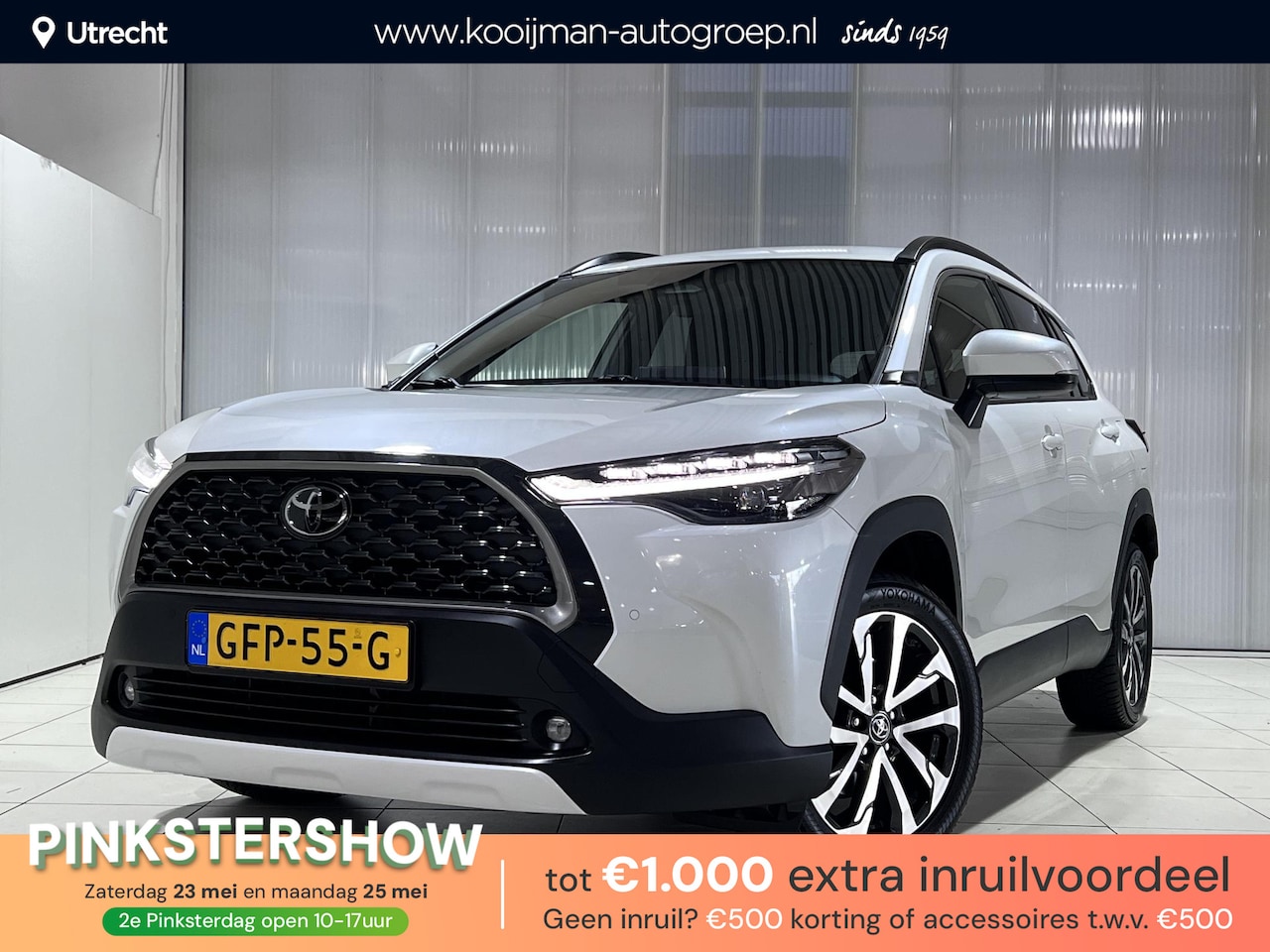 Toyota Corolla Cross - Hybrid 140 Style All Season banden, Elektrisch bedienbare achterklep, Draadloos opladen, D - AutoWereld.nl