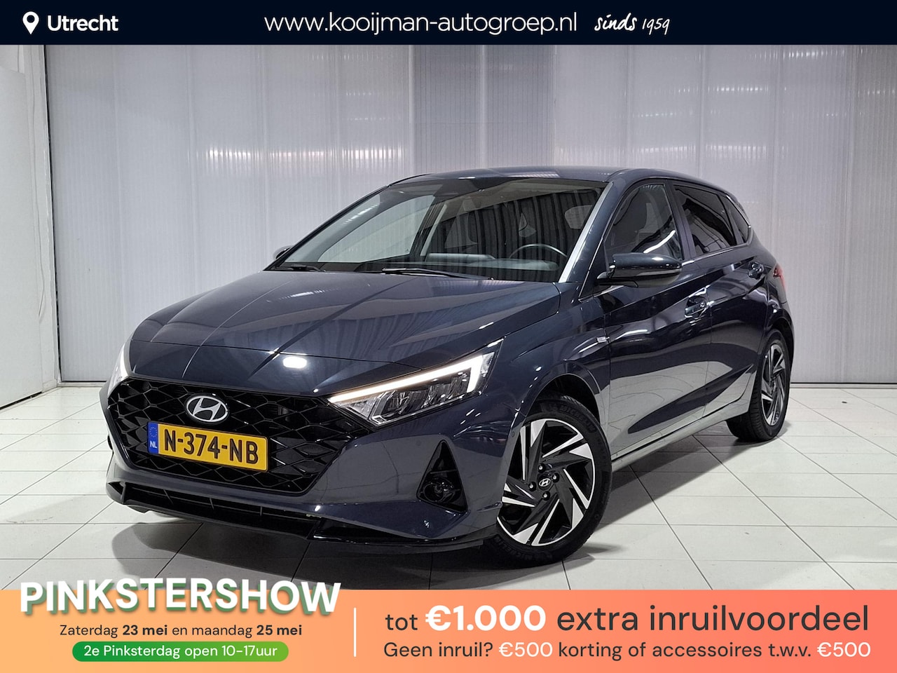 Hyundai i20 - 1.0 T-GDI Premium Trekhaak, Navigatie, Camera. - AutoWereld.nl