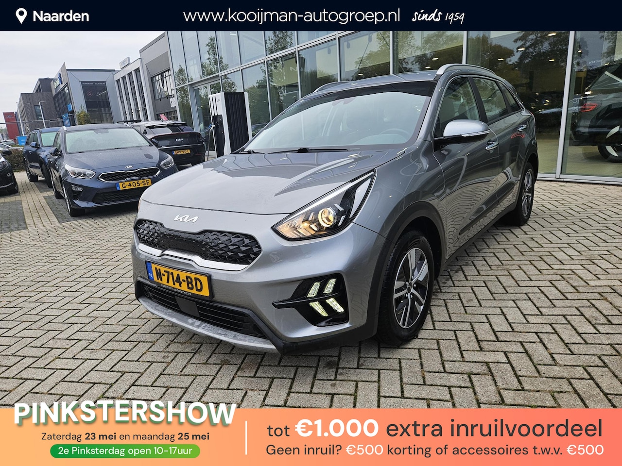 Kia Niro - 1.6 GDi Hybrid DynamicLine Nav|Camera|Cruise control| 1e eigenaar| Dealer onderhouden!! - AutoWereld.nl