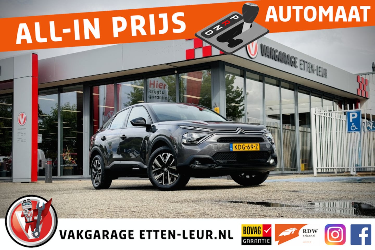 Citroën C4 - 1.2 130PK Feel Ed. | CAMERA | CARPLAY + ANDROID | CRUISE - AutoWereld.nl
