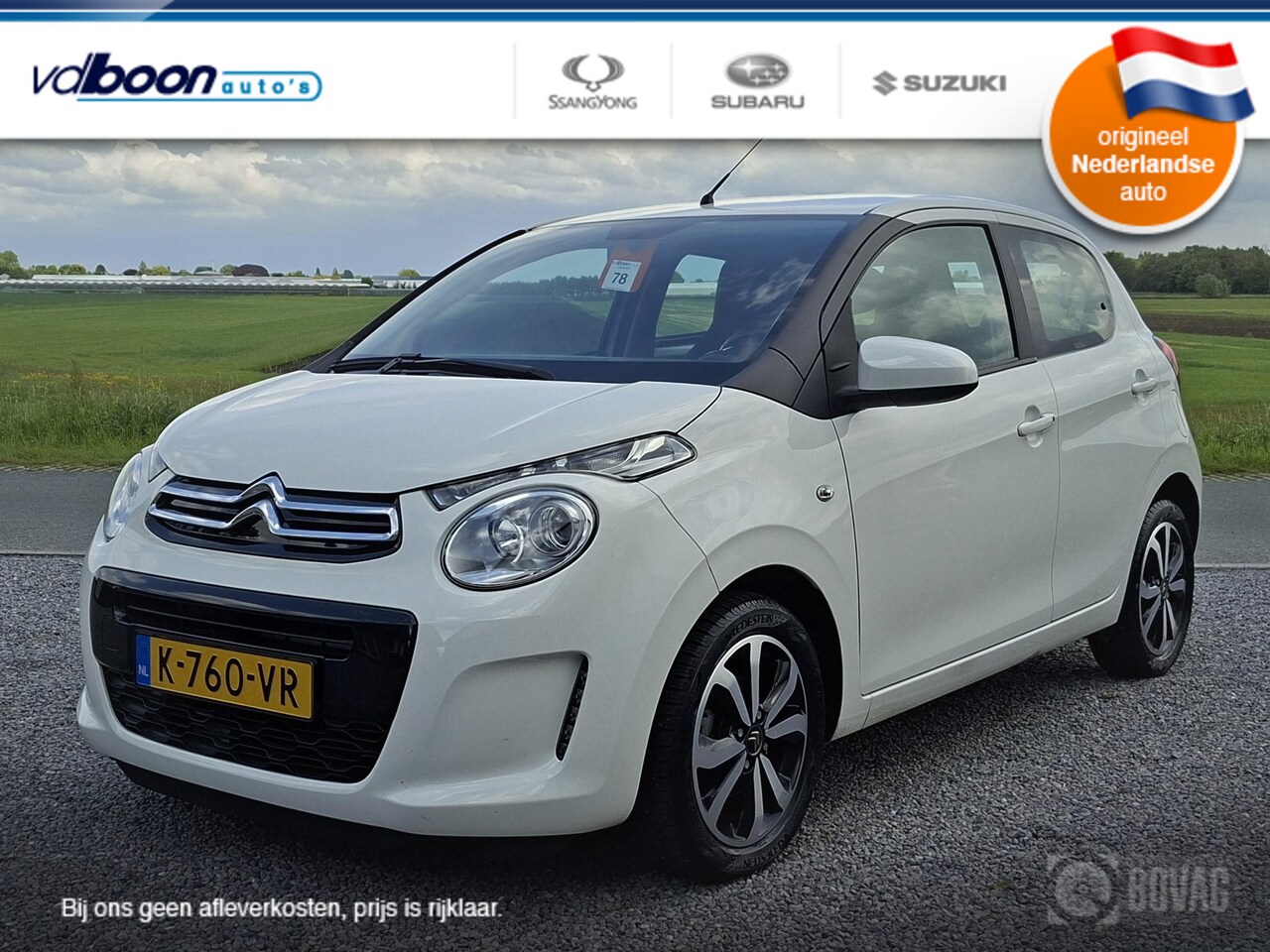 Citroën C1 - 1.0 VTi Shine LMV | CLIMA | CAMERA | rijklaarprijs!! - AutoWereld.nl