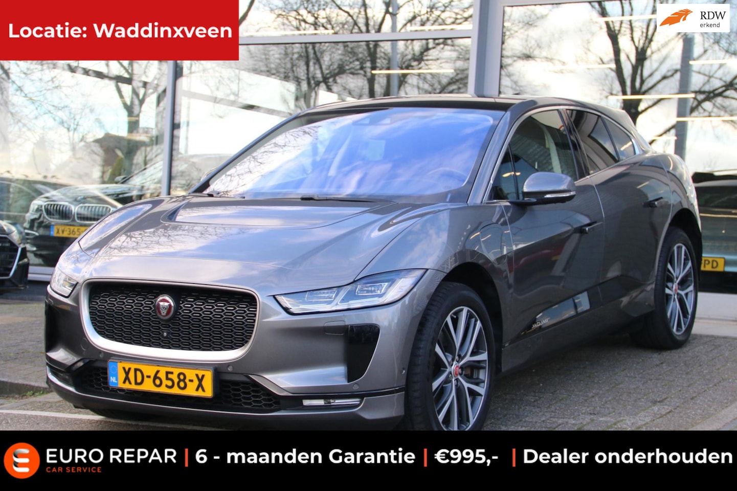 Jaguar I-PACE - EV400 HSE 90 kWh 90,2% SOH PANO-DAK LEDER - AutoWereld.nl