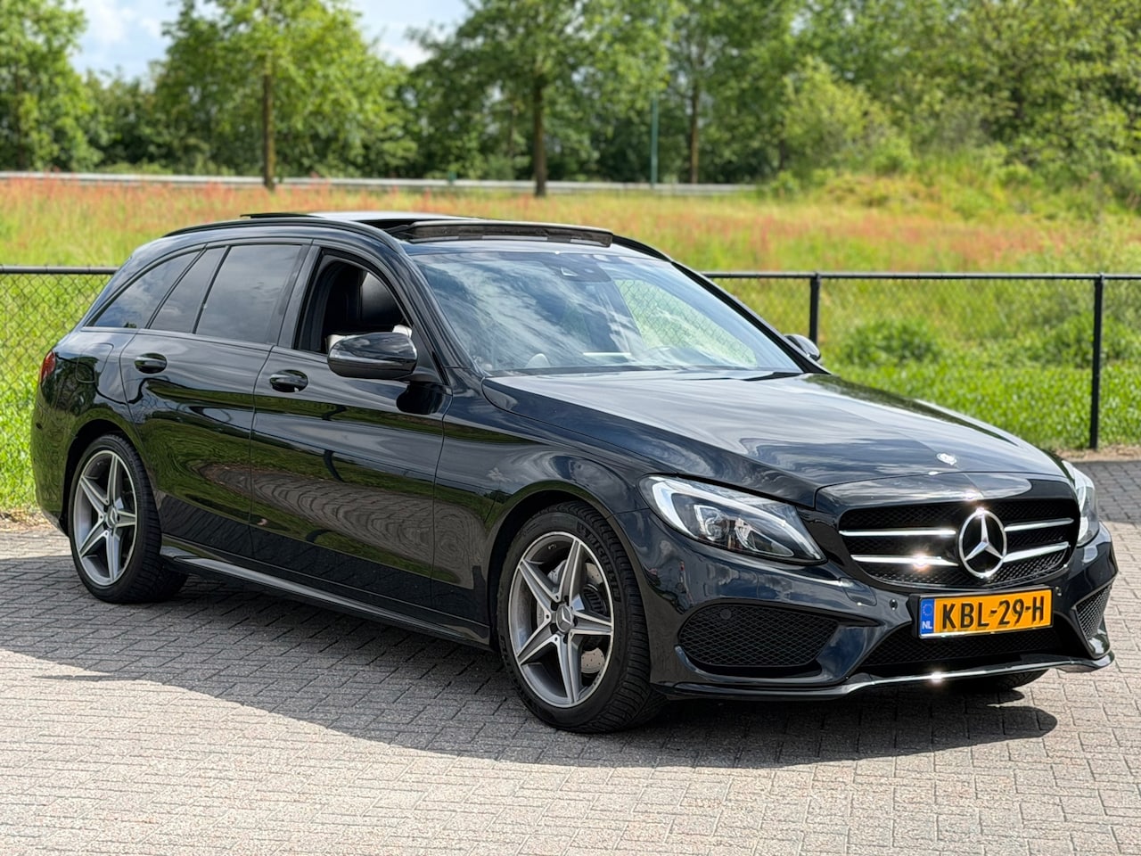 Mercedes-Benz C-klasse Estate - AMG Line LED+PANO+LEER+S.VERWARMIN - AutoWereld.nl