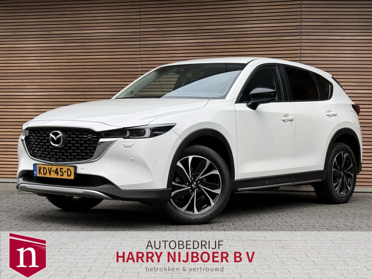 Mazda CX-5 - 2.5 e-SkyActiv-G M Hybrid 194 Newground 360* Camera ./ Leer / Head-up / Navi / Carplay / K - AutoWereld.nl