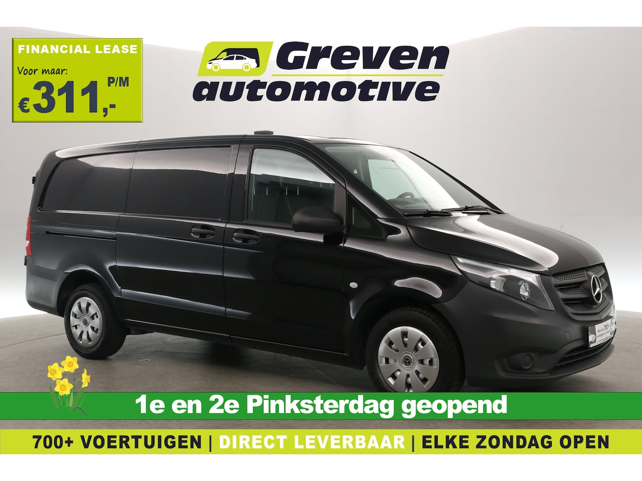 Mercedes-Benz Vito - CDI Lang 140PK | Airco | Camera | Trekhaak | 3 Zits | Carplay | Navi - AutoWereld.nl