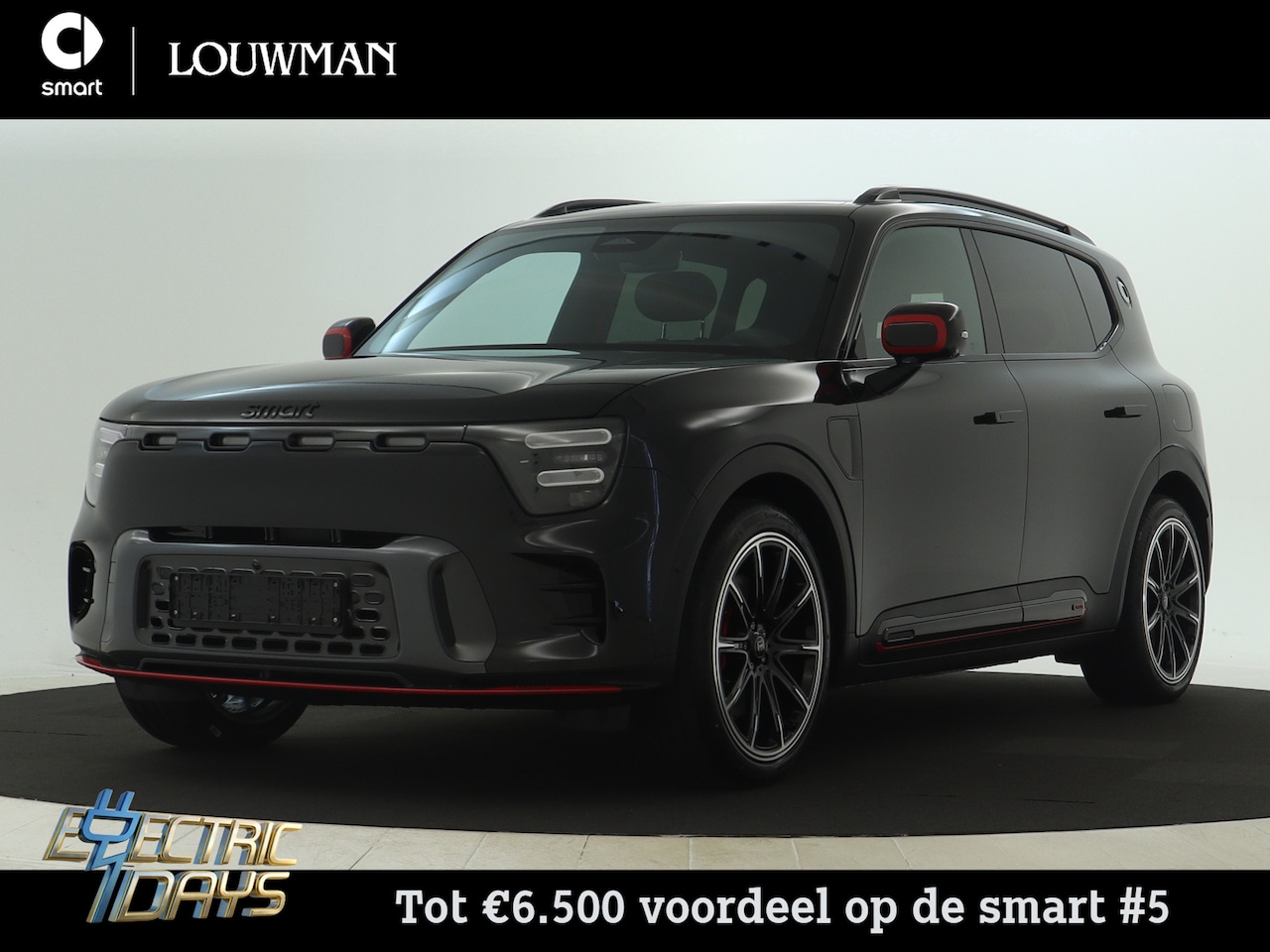 Smart #5 - Brabus 100 kWh | Akoestische voorruit | Panoramisch dak | Warmtepomp | CyberSparksLED+ | S - AutoWereld.nl