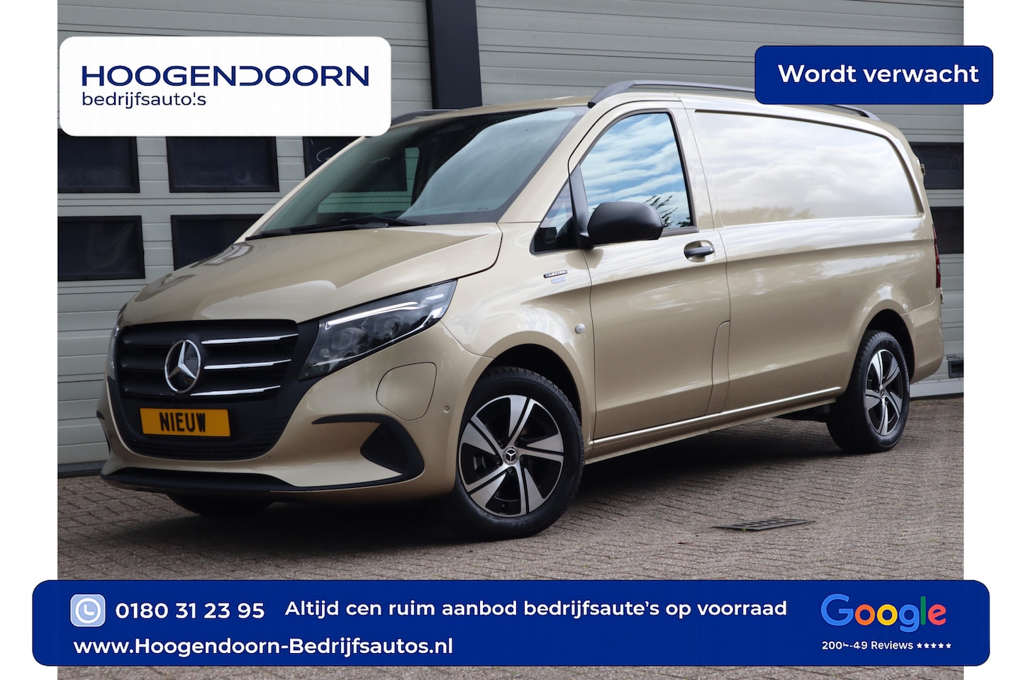 Mercedes-Benz eVito - 112 66 kWh SoH 98,9 % L2 Lang PRO - LED - Navi - Snelladen - AutoWereld.nl