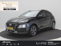 Hyundai Kona - 1.6 GDI HEV Premium Automaat / Trekhaak / Lederen bekleding / HUD Display / Navigatie / Ad