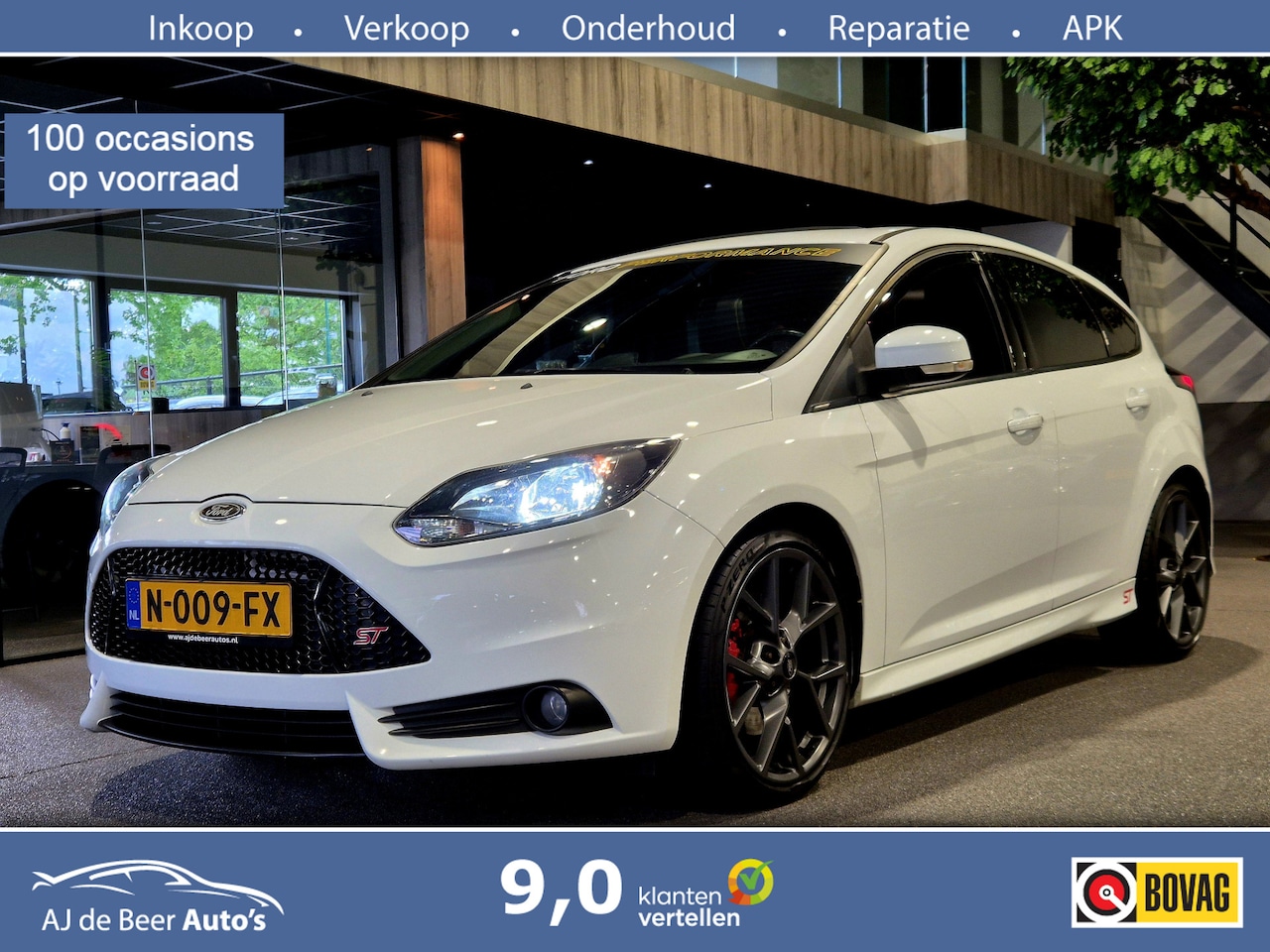 Ford Focus - 2.0 251pk EcoBoost ST-3 Recaro | Open dak | Volledige documentatie | Zeer nette auto - AutoWereld.nl