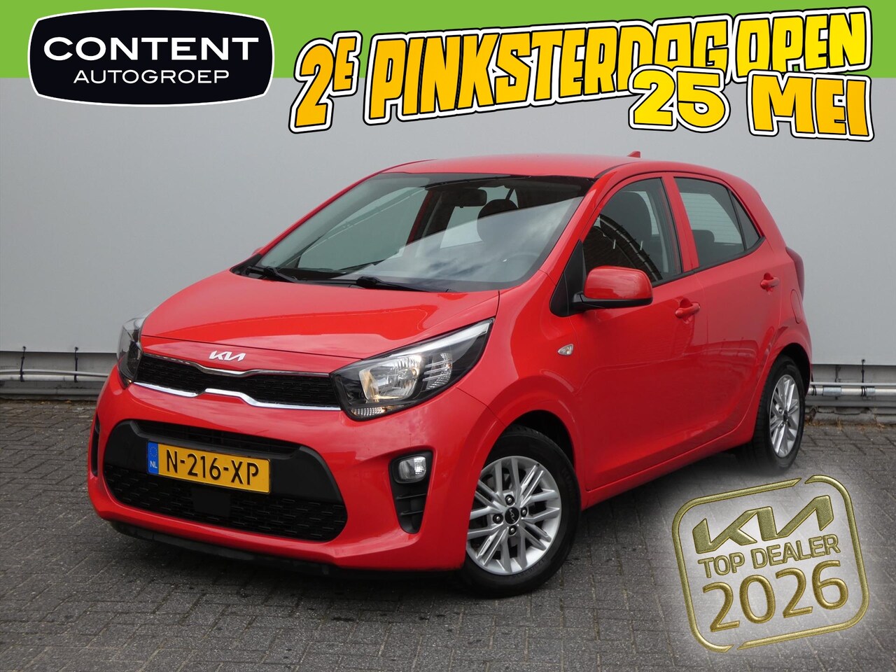 Kia Picanto - 1.0 MPi 67pk 4-zits DynamicLine / 13.000 KM !!!! - AutoWereld.nl