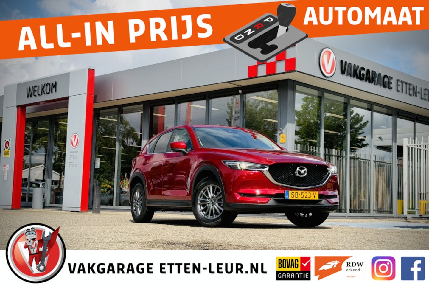 Mazda CX-5 - 2.0 SAG 165 SkyLease GT | TREKHAAK | STOEL - STUURVERWARMING - AutoWereld.nl