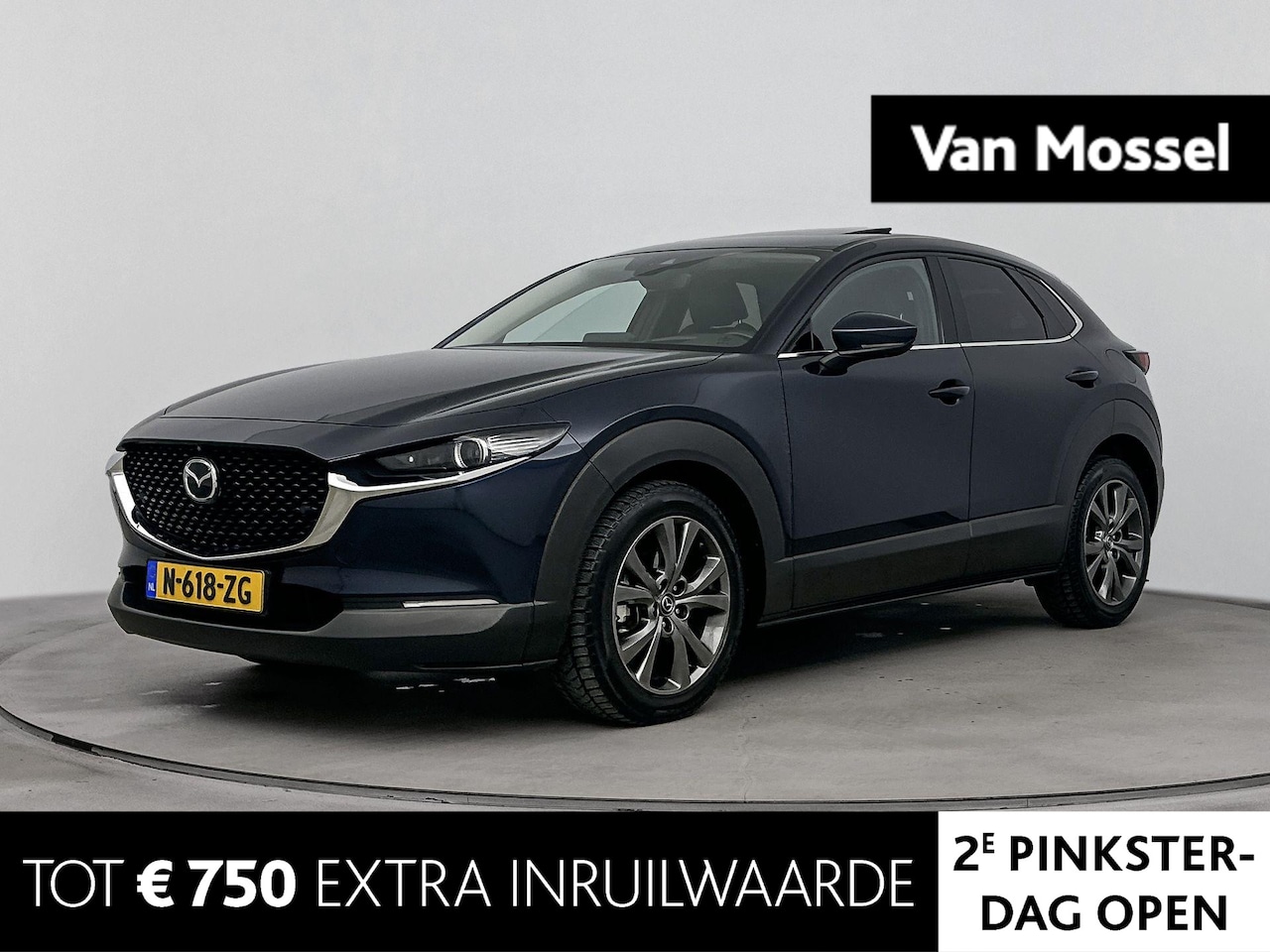 Mazda CX-30 - 2.0 e-SkyActiv-X M Hybrid Luxury 187PK | Automaat | Schuif-/Kanteldak | 360 Camera | BOSE - AutoWereld.nl