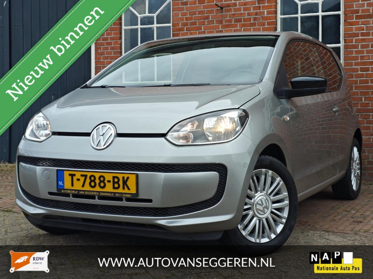 Volkswagen Up! - 1.0 Cup - APK / Garantie / Airco / 75PK - AutoWereld.nl