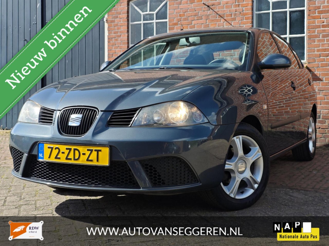 SEAT Ibiza - 1.2-12V - APK / Garantie / Airco / Cruise / Elek. Ramen - AutoWereld.nl