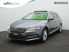 Skoda Superb - 1.4 TSI 218 pk iV Style | Panoramadak | Trekhaak | Navigatie Columbus | Geheugenstoel | Ma