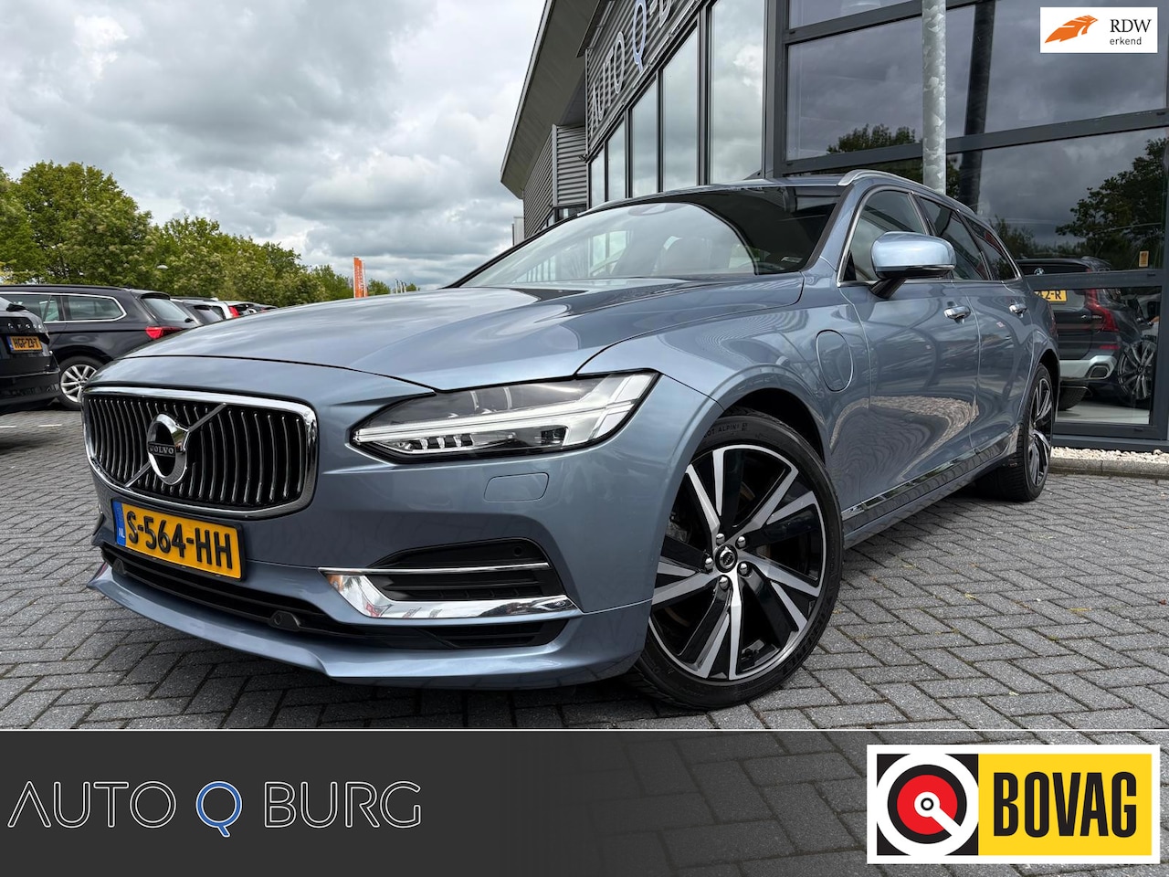Volvo V90 - 2.0 T8 AWD Inscription | Plug in | Leder | Memory | Head Up | Bowers en wilkins | Stoelver - AutoWereld.nl