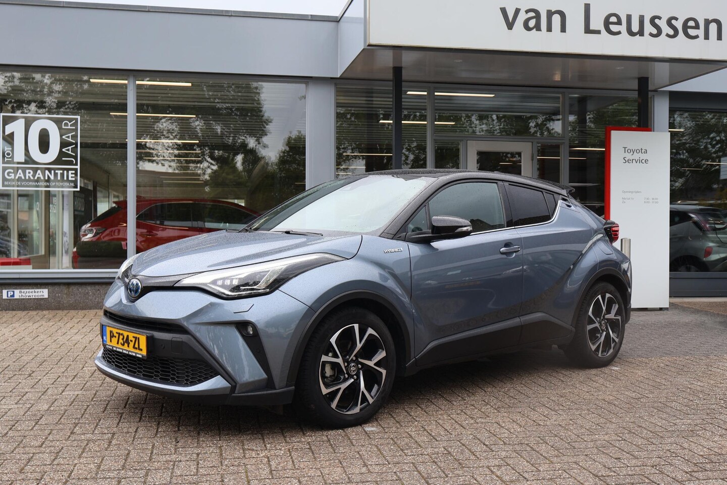 Toyota C-HR - 2.0 HYBRID STYLE STOEL\STUUR&WISSERVERW. KEYLESS DODEHOEKDETECTIE LED APPLE/ANDRIOD 18"LM- - AutoWereld.nl