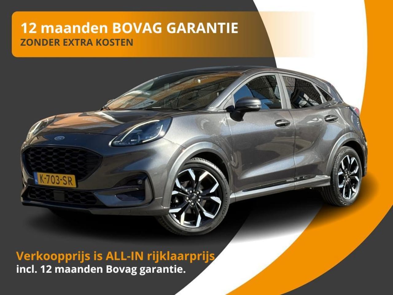 Ford Puma - 1.0 ECOBOOST HYBRID 125PK ST-LINE X HALF LEDER/LED/NL-AUTO/1E EIG. - AutoWereld.nl